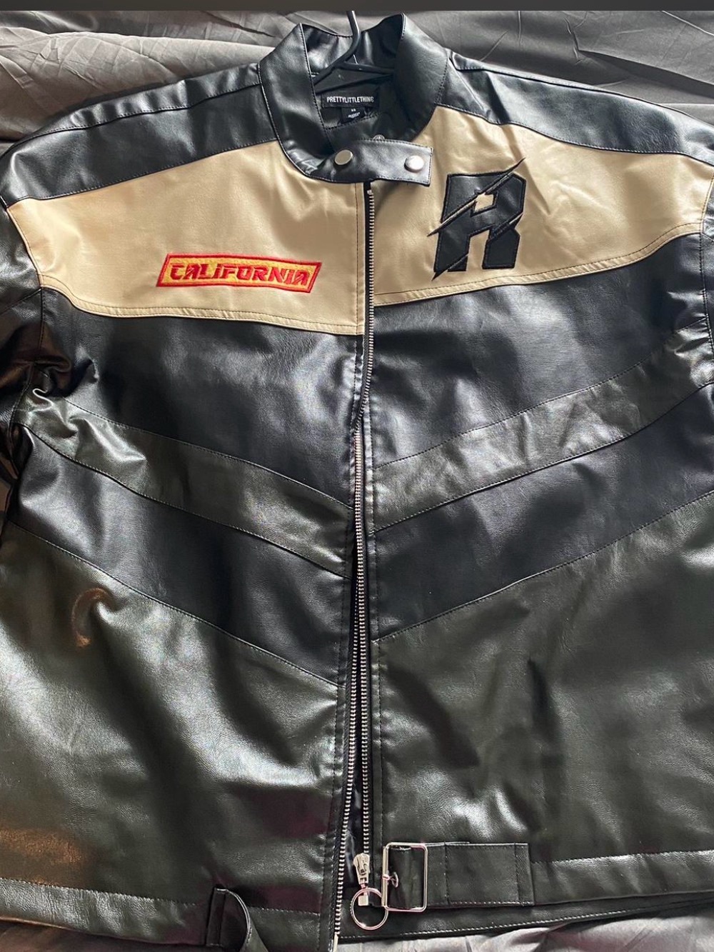 PrettyLittleThing Leather Jacket